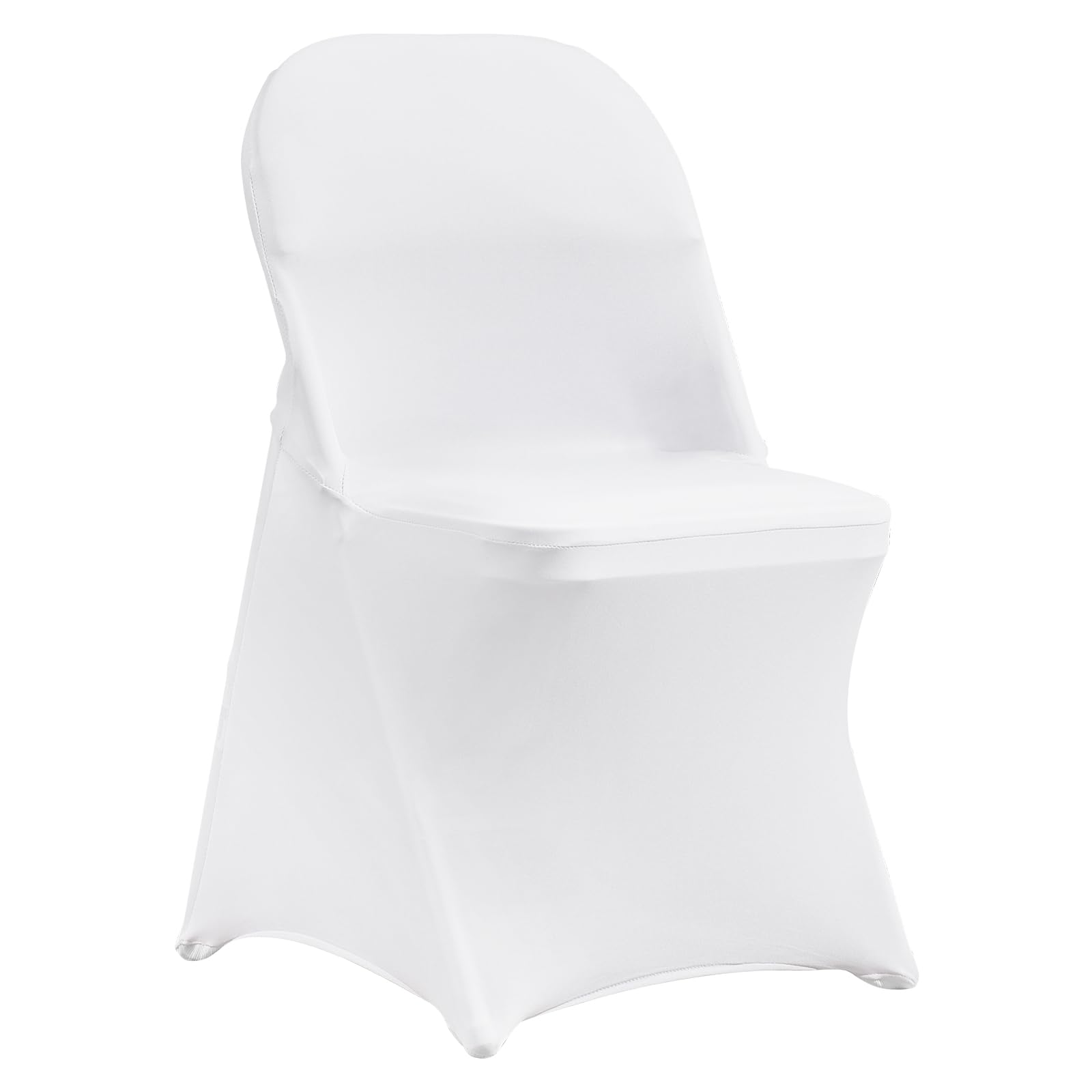 VEVOR stretch spandex folding chair cover wrinkle-free fit for weddings and events.