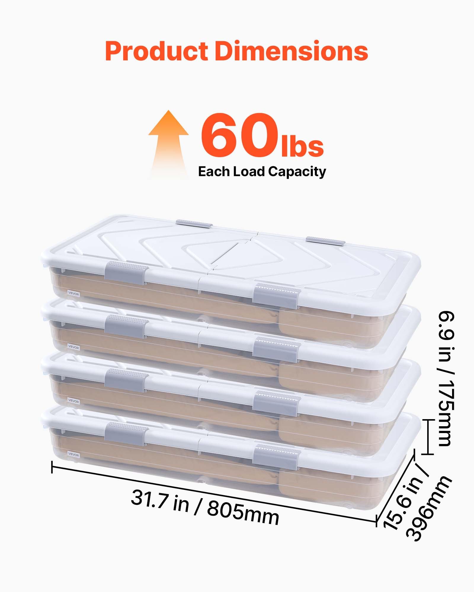 Interlocking top keeps stacks aligned for secure vertical storage