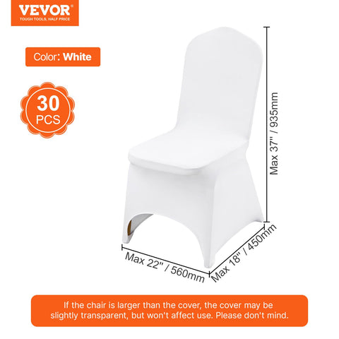 VEVOR universal fit suits dining, stacking, and banquet chairs for versatile venues.