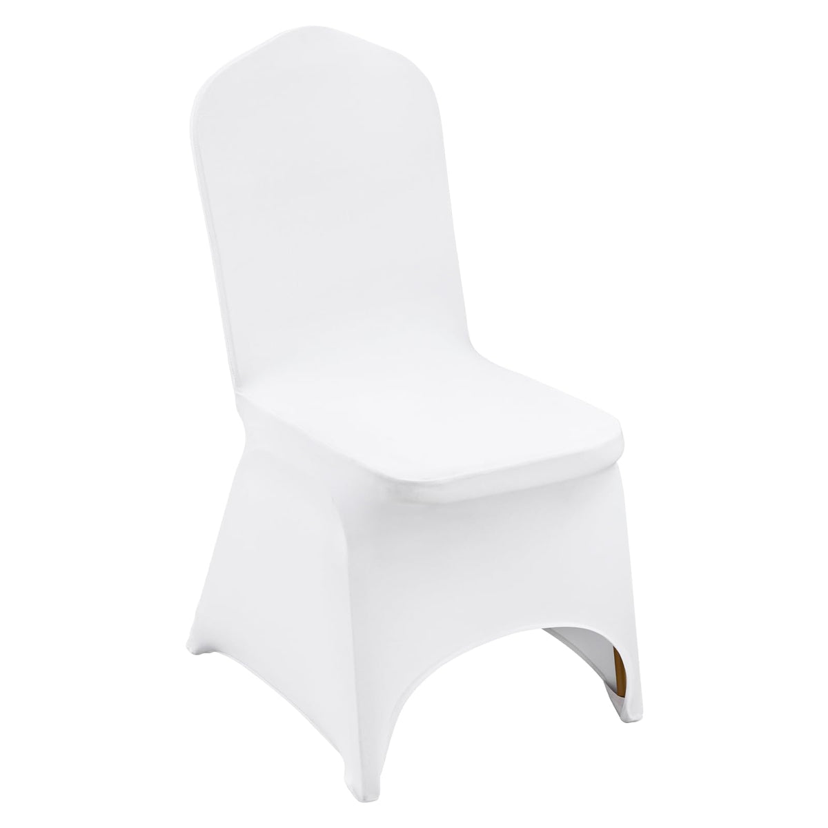 VEVOR white chair cover with stretchy fabric for a snug fit