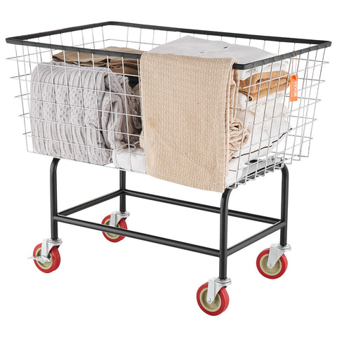 Versatile use of VEVOR wire laundry cart in homes, hotels and facilities