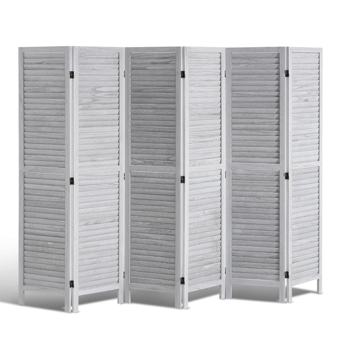 VEVOR six-panel wood room divider creates privacy in any room