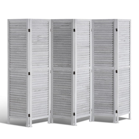 VEVOR six-panel wood room divider creates privacy in any room