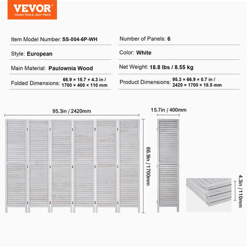 VEVOR room divider as a versatile backdrop for videos
