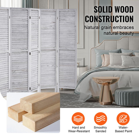 VEVOR wood divider finished with water-based paint for safe indoor use