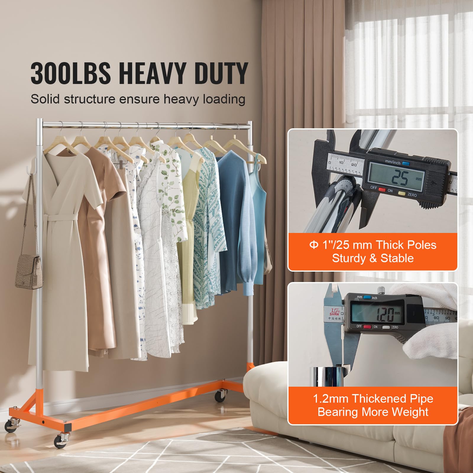 VEVOR Z Rack heavy-duty steel frame lasts over time