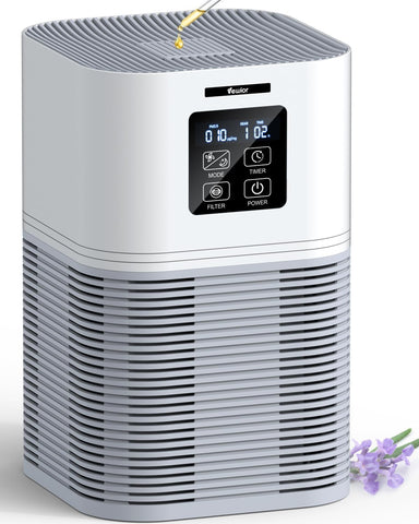 VEWIOR air purifier front view for large rooms and clean air