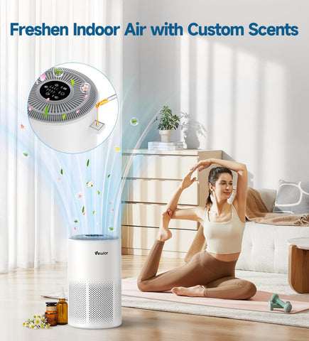 VEWIOR D10N sleep mode runs quietly for undisturbed rest