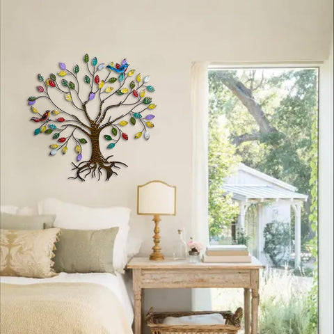 VEWOSTAR Tree of Life creates a warm, welcoming focal point.