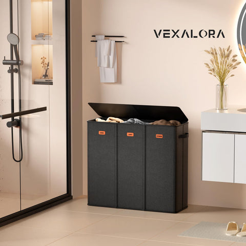 Odor-control lid helps keep your space fresh.
