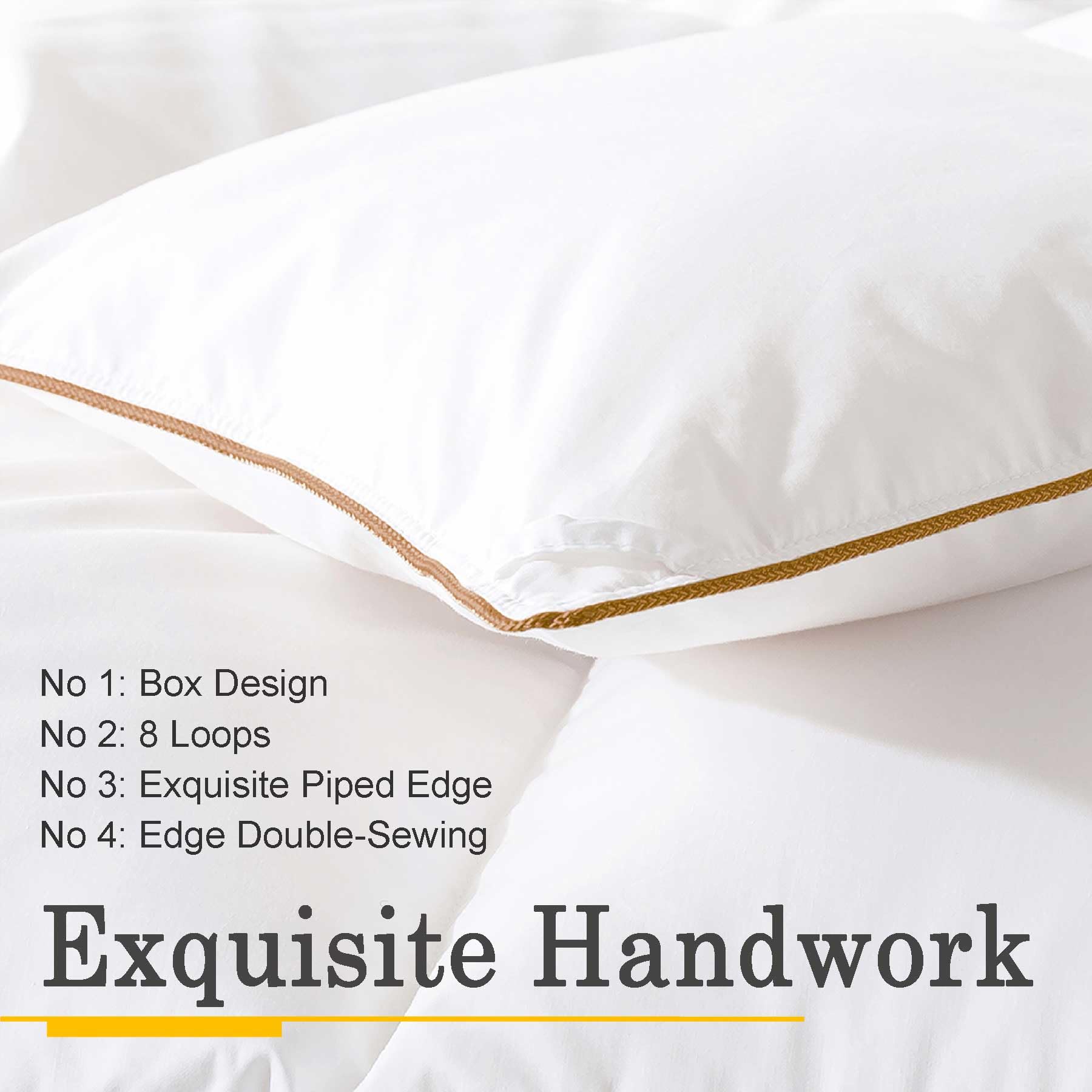 Vexino Down Comforter fluffing returns cloud-like loft after unpacking.