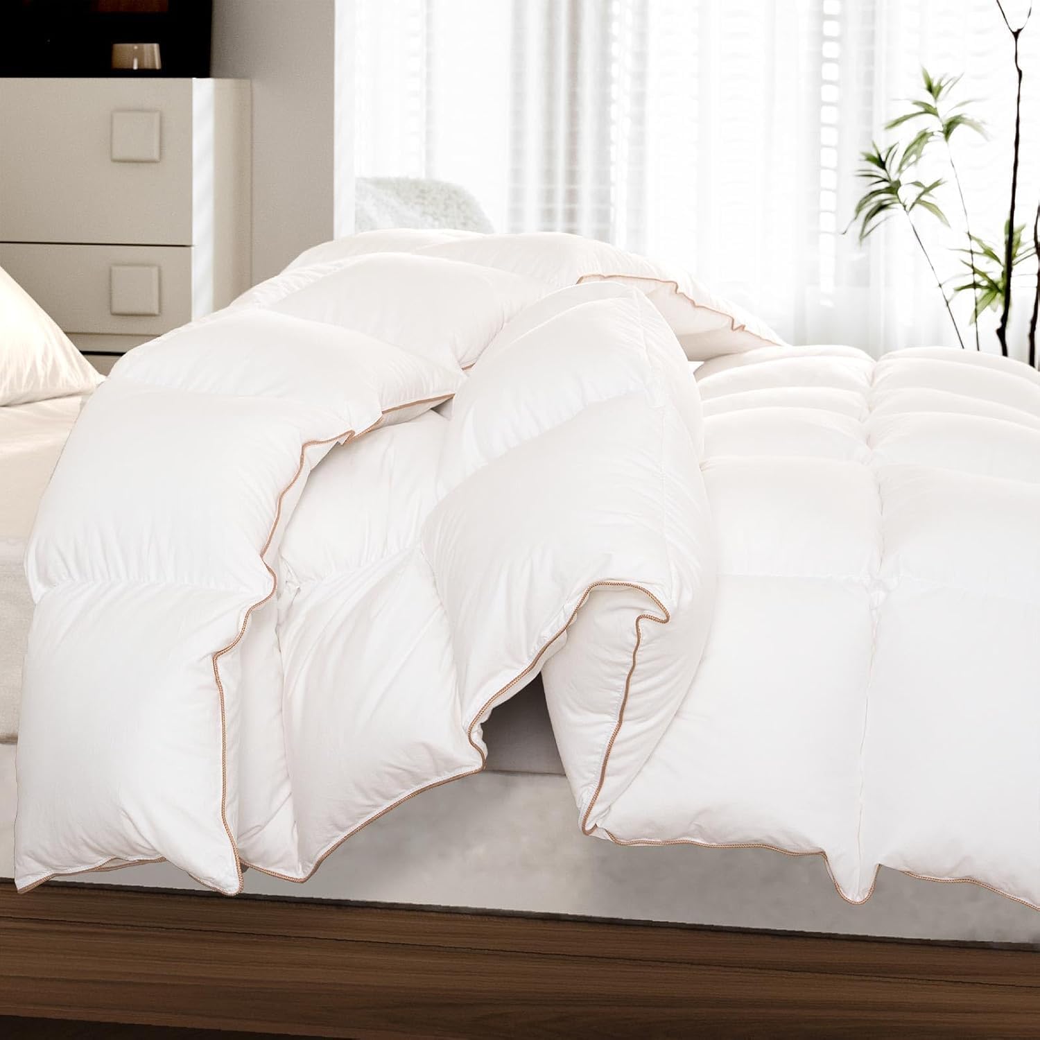 Vexino duvet care-ready packaging signals simple fluff restoration.