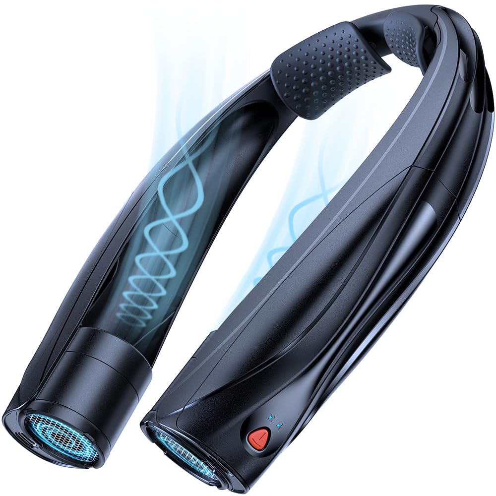 Vexolta neck fan with 360-degree cooling for all-around comfort.