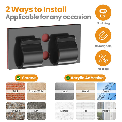 VEXON durable ABS hooks withstand rain and seasonal outdoor use.
