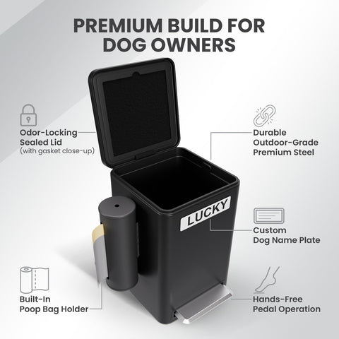 Veydra removable inner bucket for simple emptying and cleaning.