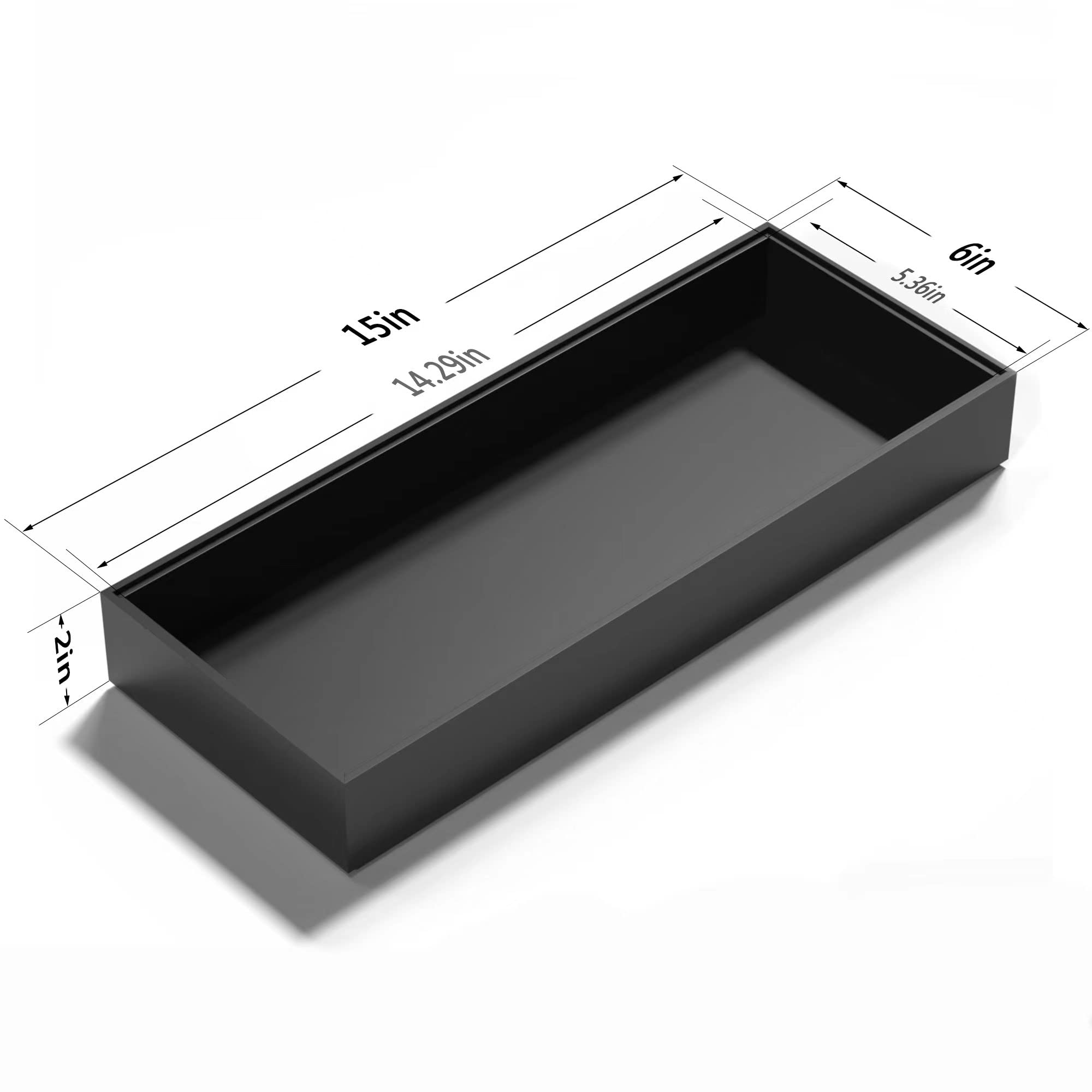 VeyFey floating shelf accessory tray adds stylish storage