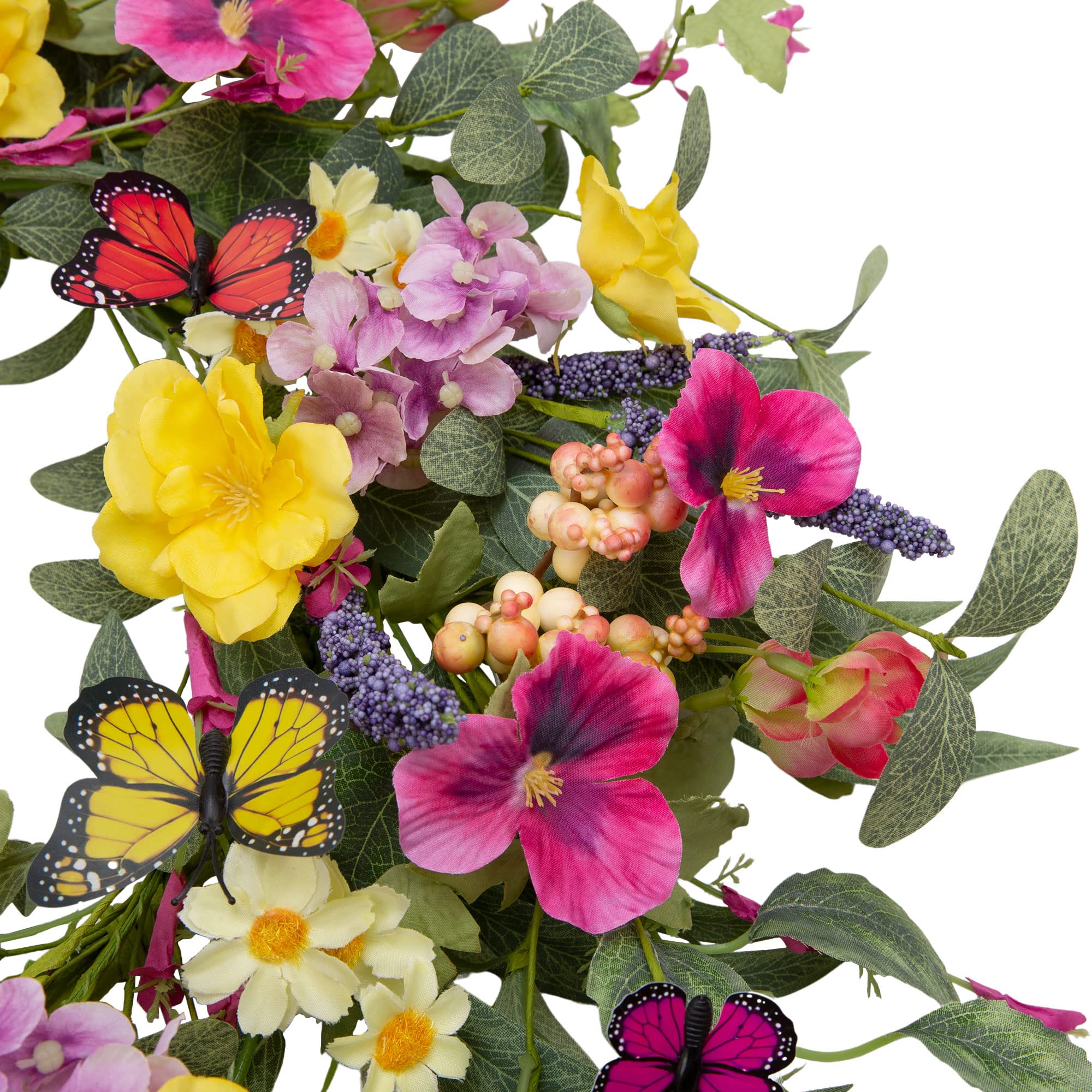 VGIA handcrafted wreath is durable and adjustable for year-round home styling.