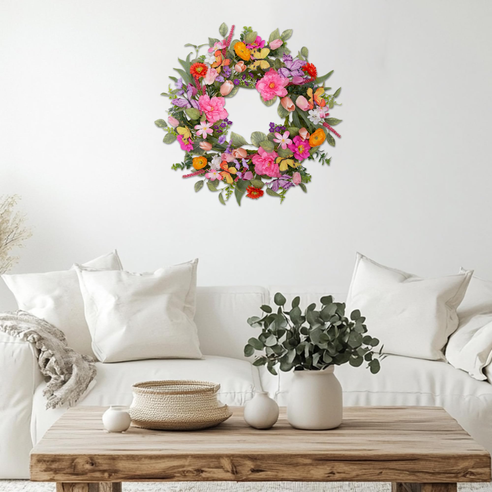 VGIA versatile wreath decor suitable for doors, windows, or walls
