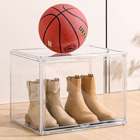VGLXTRNT XXX-Large Clear Display Case front view with crystal-clear visibility for quick content identification