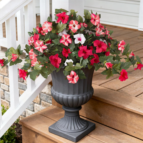 VGNQA artificial petunia outdoor branch for year-round color