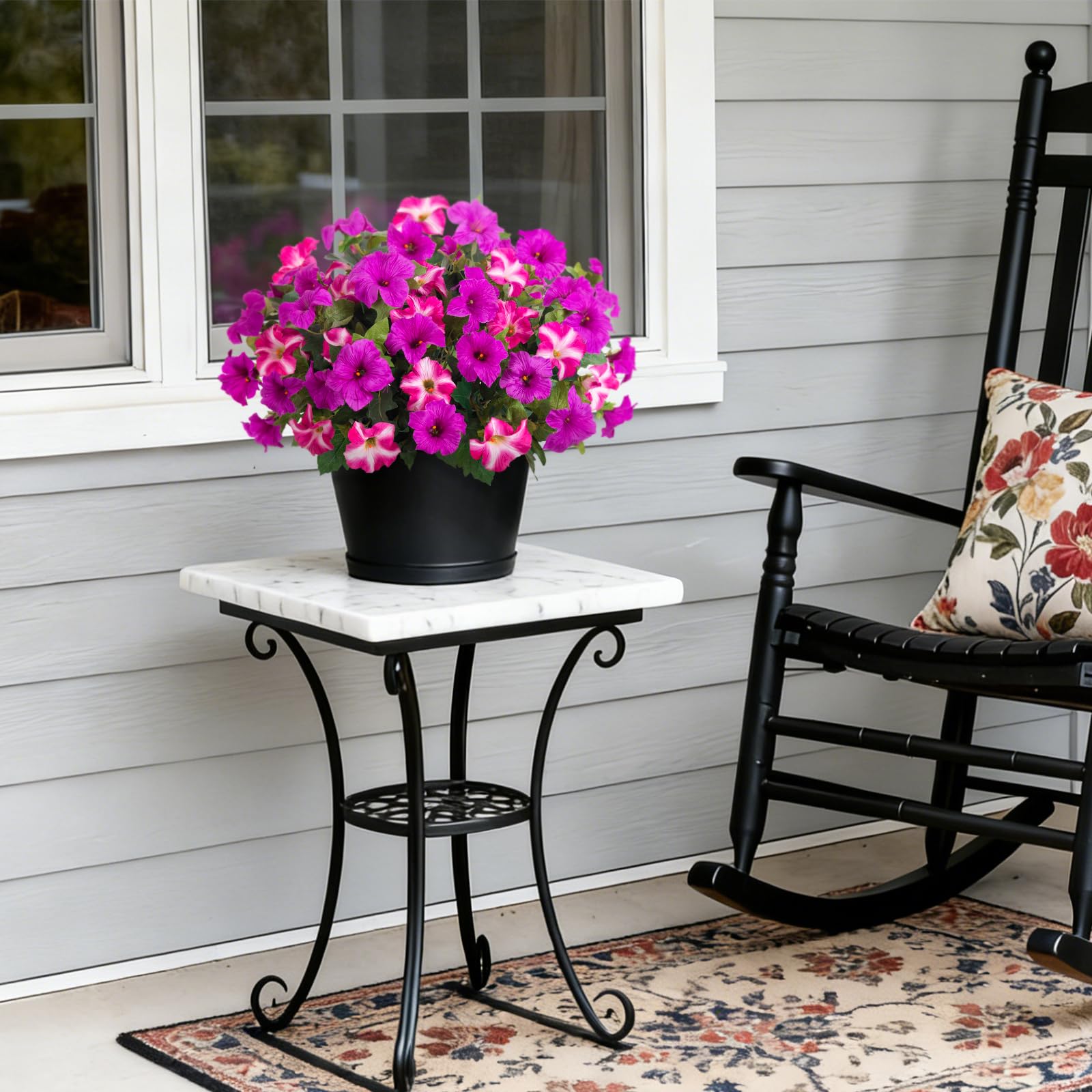 VGNQA bendable petunia stems shape to fit arrangements.