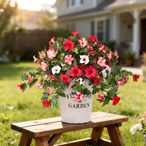VGNQA petunia stems with full green foliage for lush arrangements