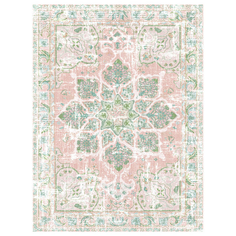 Machine-washable Vhong rug simplifies cleaning and maintenance.