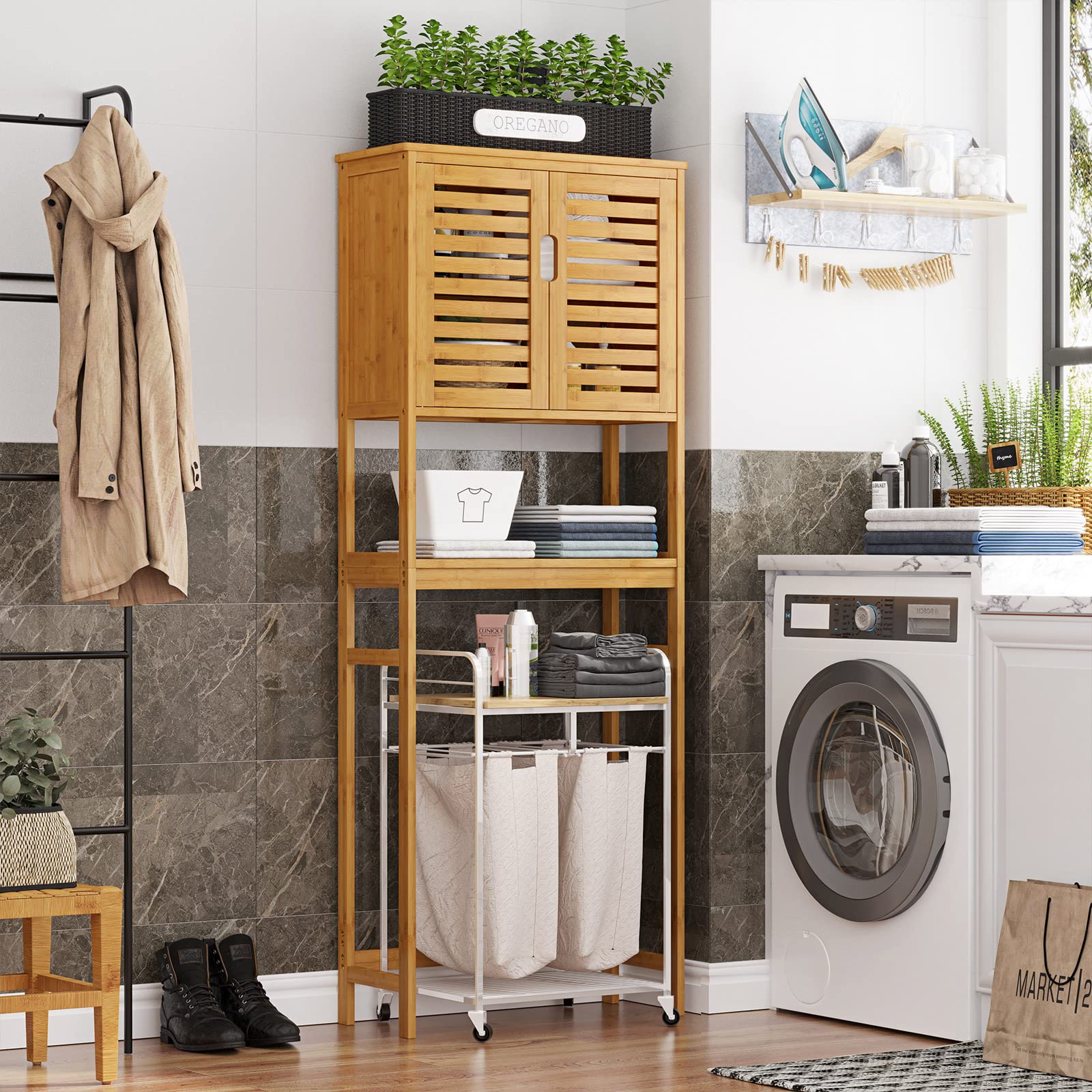 VIAGDO bamboo material closeup highlights natural strength and moisture resistance.
