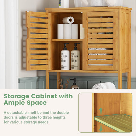 VIAGDO bamboo cabinet varnish closeup highlights smooth moisture-proof surface.