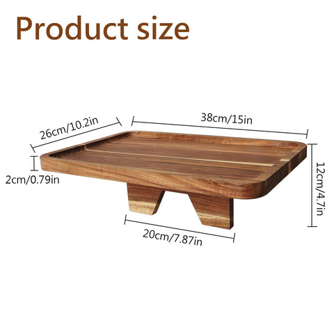Vibaruta acacia wood close-up highlights natural grain and durability for daily use.