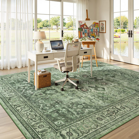 Vibrug durable synthetic fibers resist wear while keeping color and texture