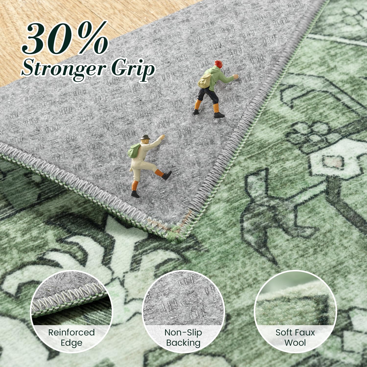 Vibrug machine-washable rug for quick cleanups and easy refreshes