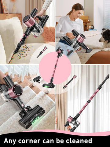 VICEASE detachable battery supports longer cleaning sessions and flexible use.