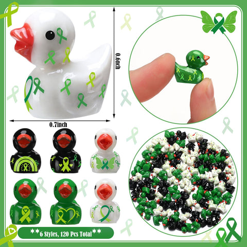 Vicenpal resin duck mini gift display setup for events and desks