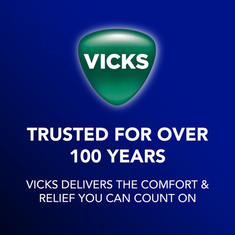 Vicks CoolRelief features auto shut-off for safe, unattended use