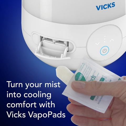 Vicks FilterFree Plus wide mouth tank enables easy cleaning.