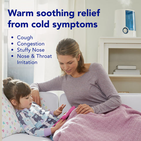 Vicks Warm Mist top-fill opening for quick refills and easy cleaning