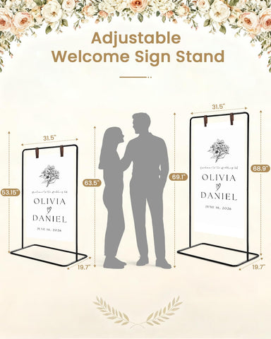 Victawks sign stand with dual ground stakes stabilizing outdoor signage.