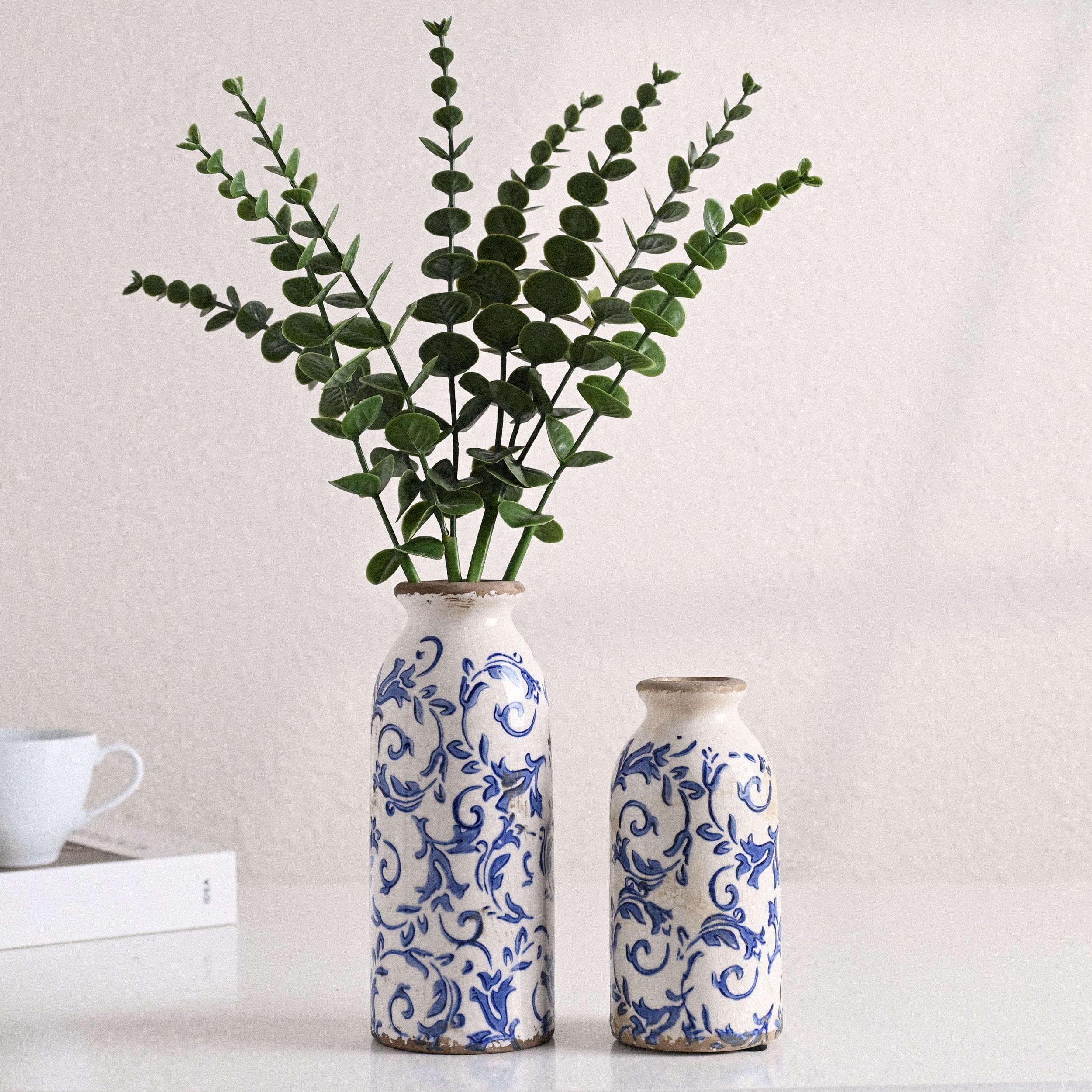 VICTOR & TERESA crackle glaze close-up highlights vintage charm and texture.