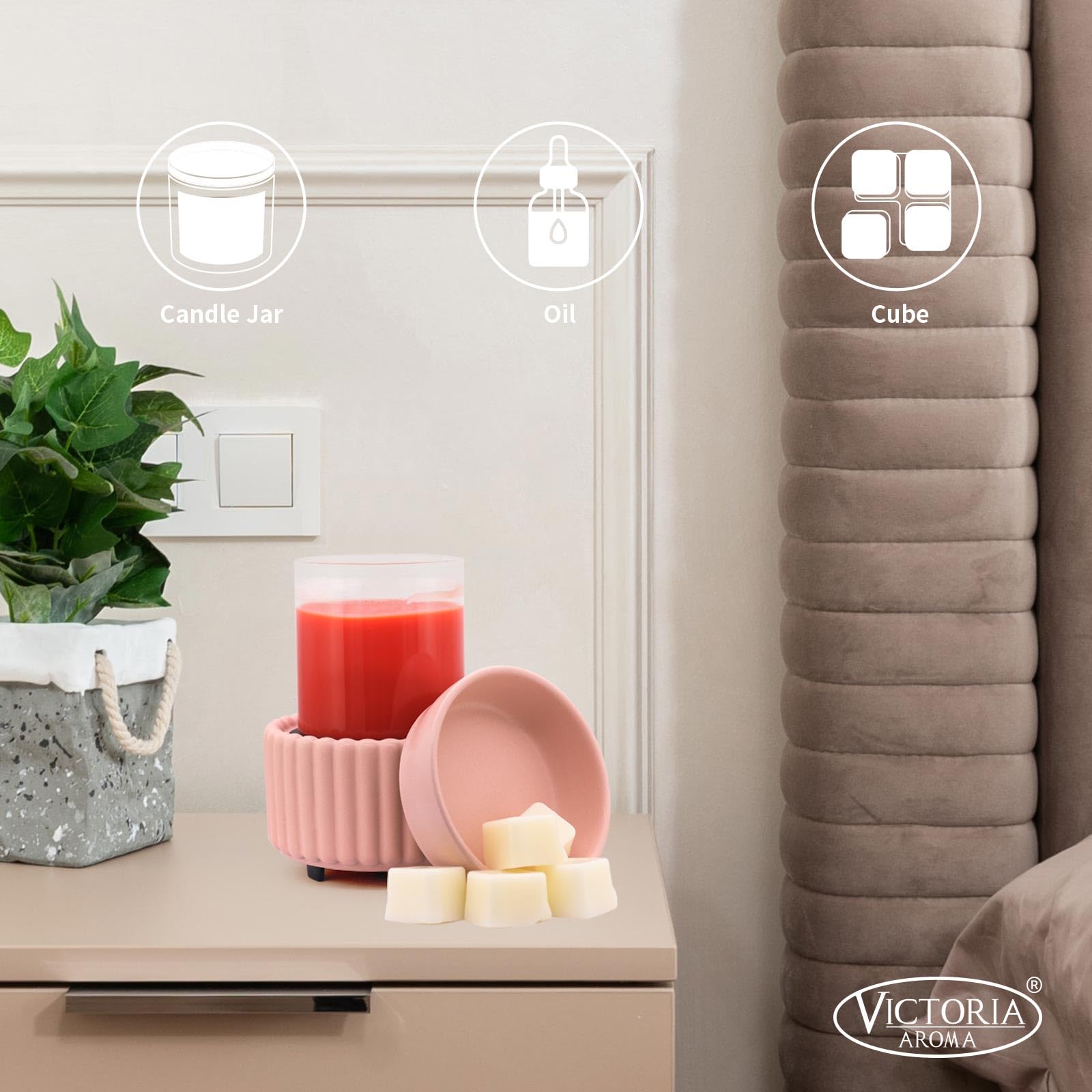 Victoria Aroma 3-in-1 design fits home, office, and more spaces