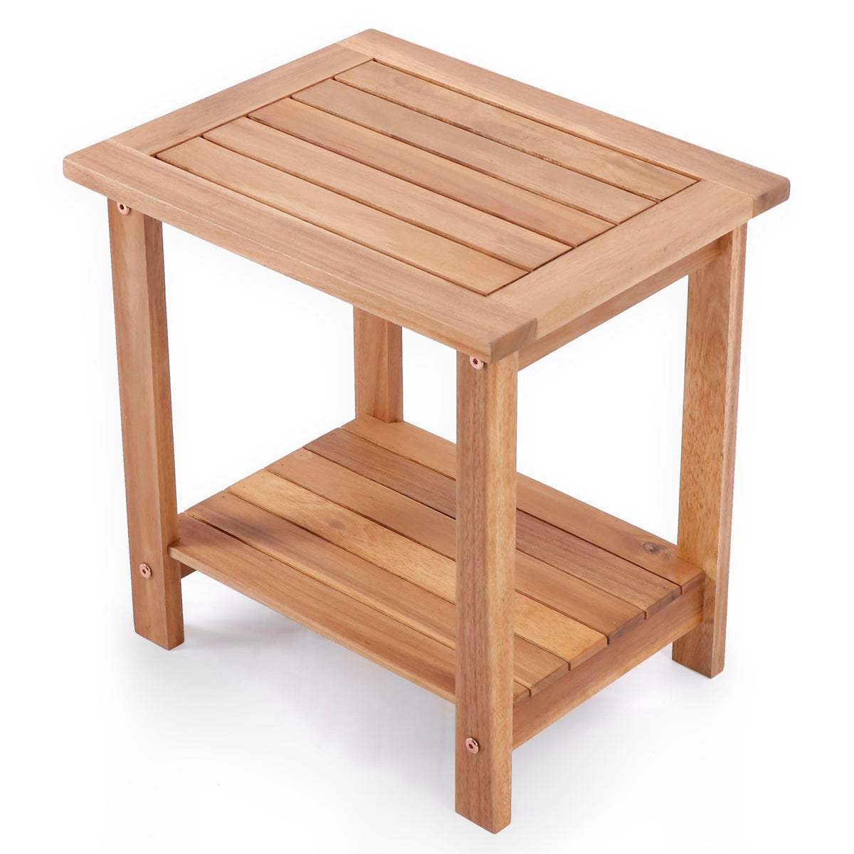 VICTORY RELAX solid acacia side table with easy assembly for any room
