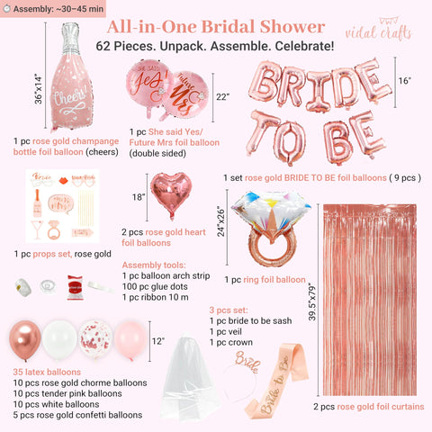Vidal Crafts pink and white confetti balloons create festive sparkle