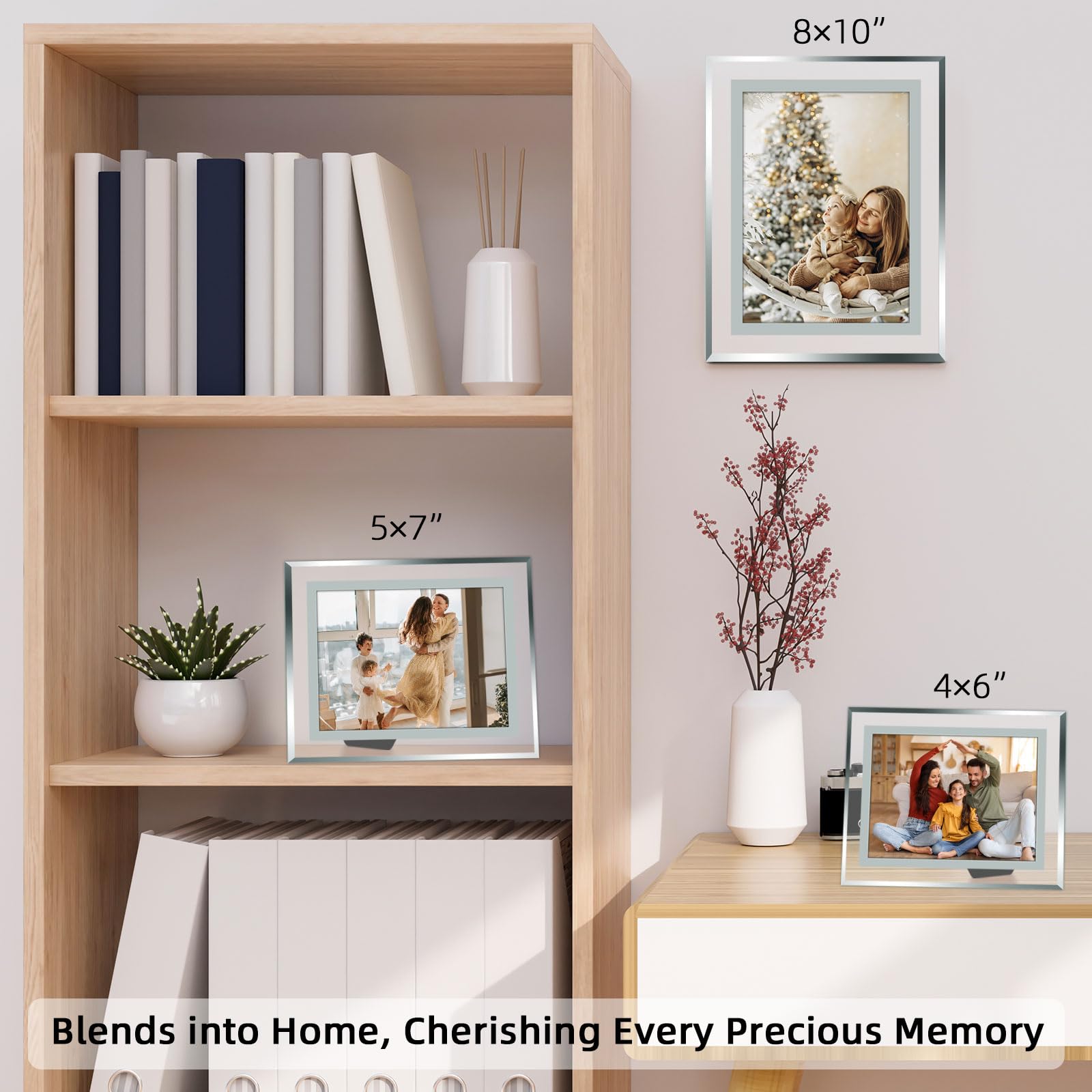 Vienrose premium clear glass protects photos from dust and moisture