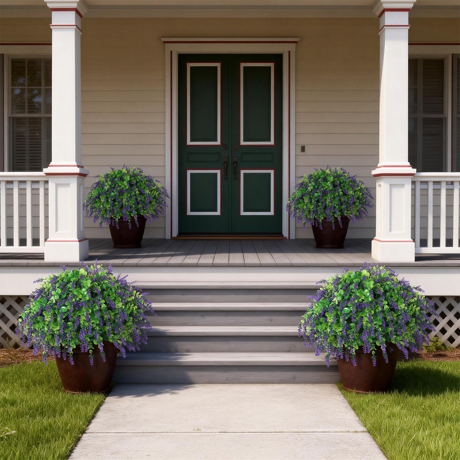 VIERENA topiary trees in sturdy pots provide stable outdoor display