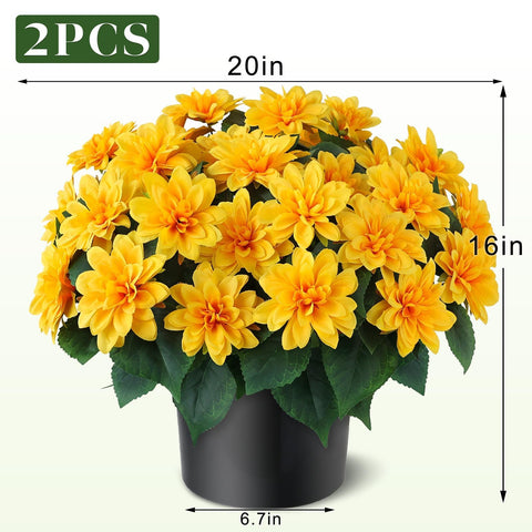 VIERENA dahlia topiary pot setup with included pot and compact footprint