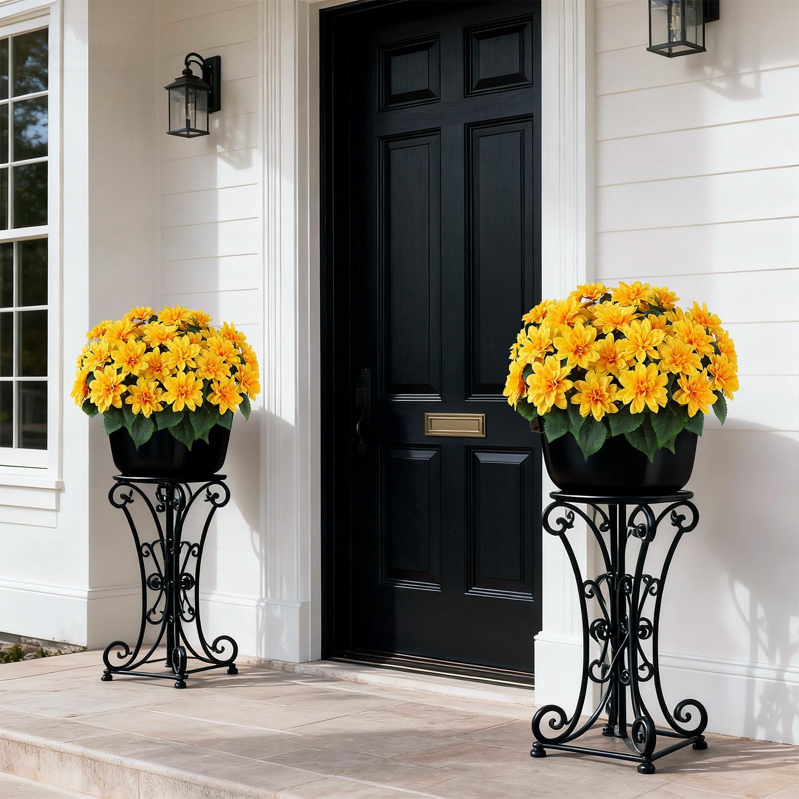 VIERENA dahlia topiary wedding venue setup suggesting versatile event decor