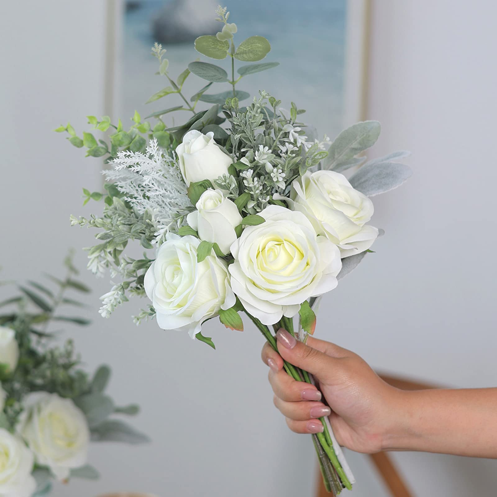 VIERENA dining room or living room decor with elegant roses.