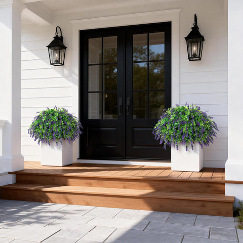 VIERENA leaves fluffed after transit to restore elegant topiary shape