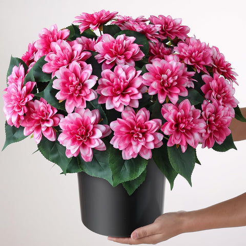 VIERENA front door decor dahlia topiary adds elegant curb appeal