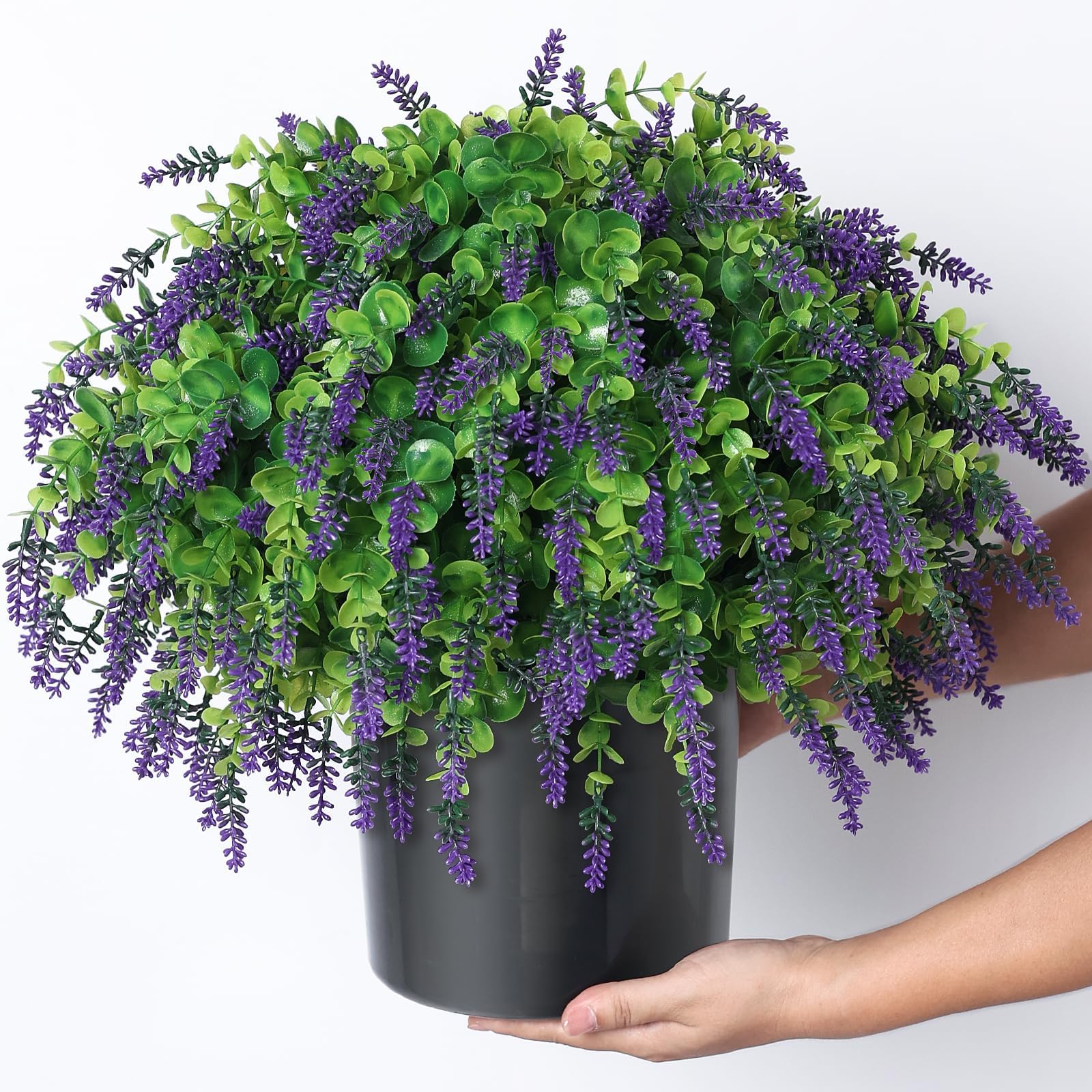 VIERENA weatherproof topiary set on patio with durable pots